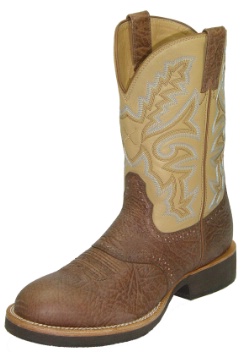 Twisted X MHM0004 for $179.99 Men's' Horseman Western Boot with Brown Oiled Shoulder Leather Foot and a Wide Round Toe